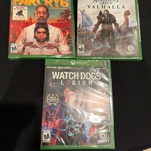 Bundle of 3 new, unopened Xbox Series X Games